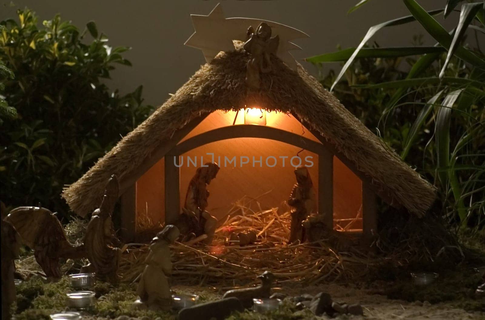 The nativity scene in St. Mary's Church in Wechold
