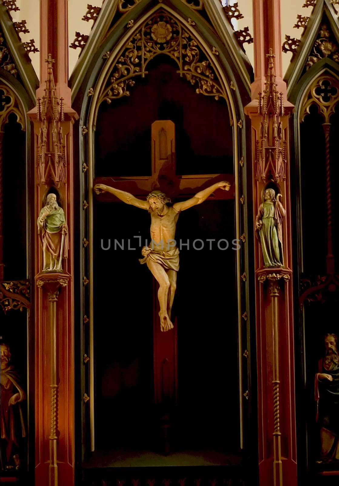 Altar of St. Mary's Church in Wechold