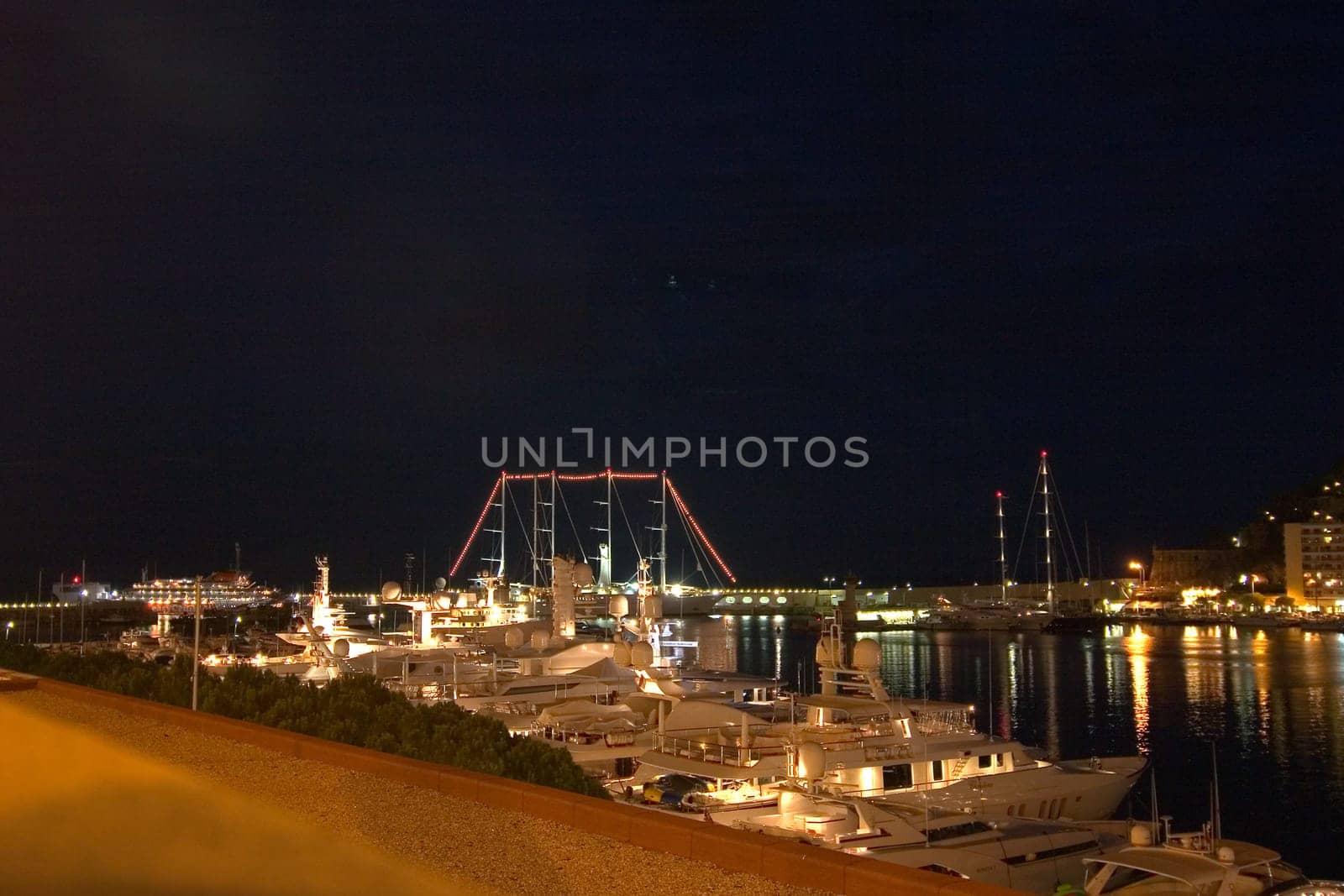 Monaco at night