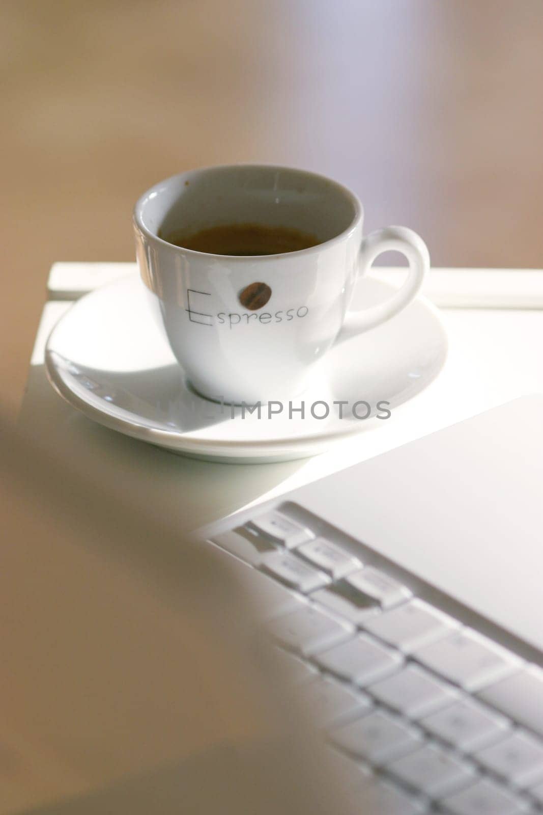 Espresso and laptop