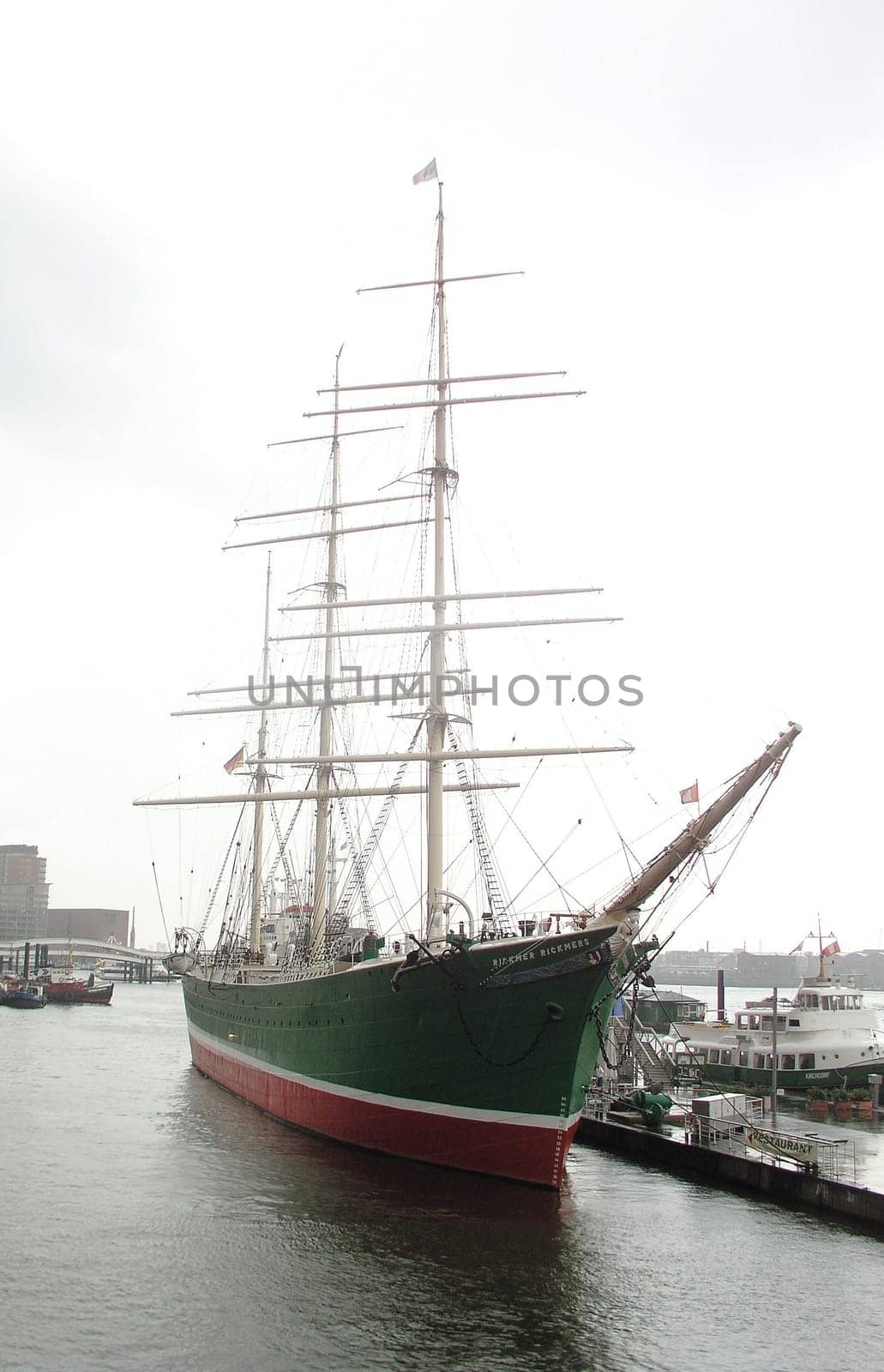 Rickmer Rickmers in the rain