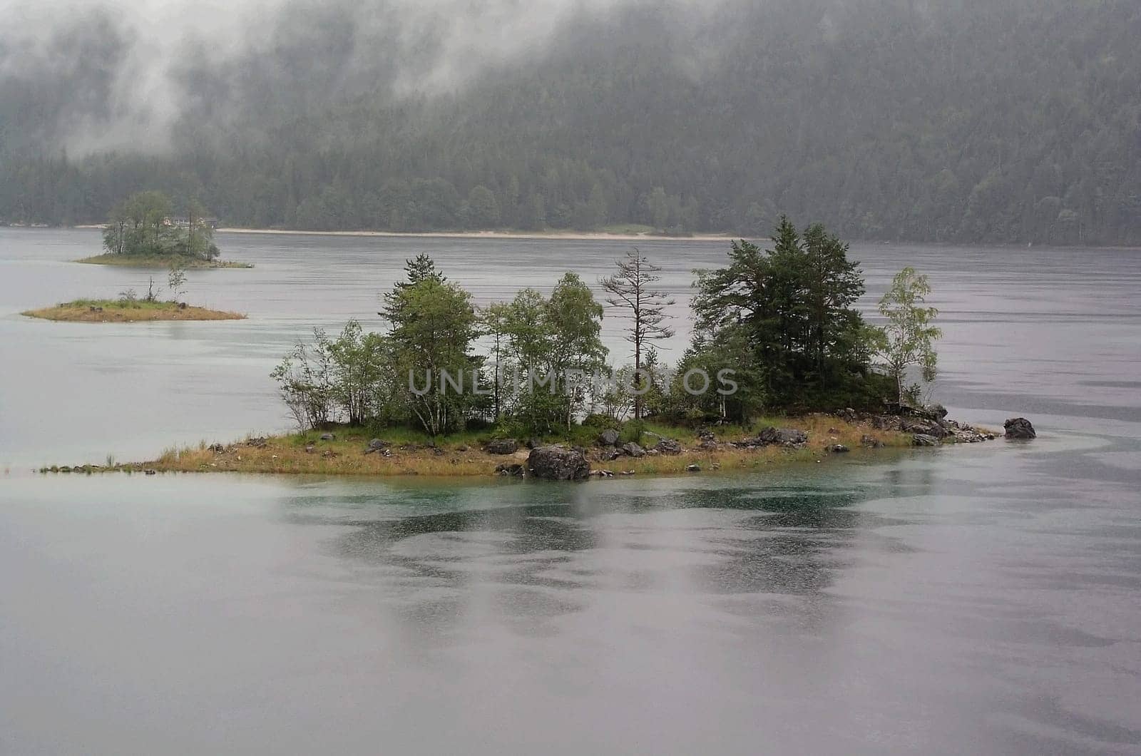 Rain at the Eibsee