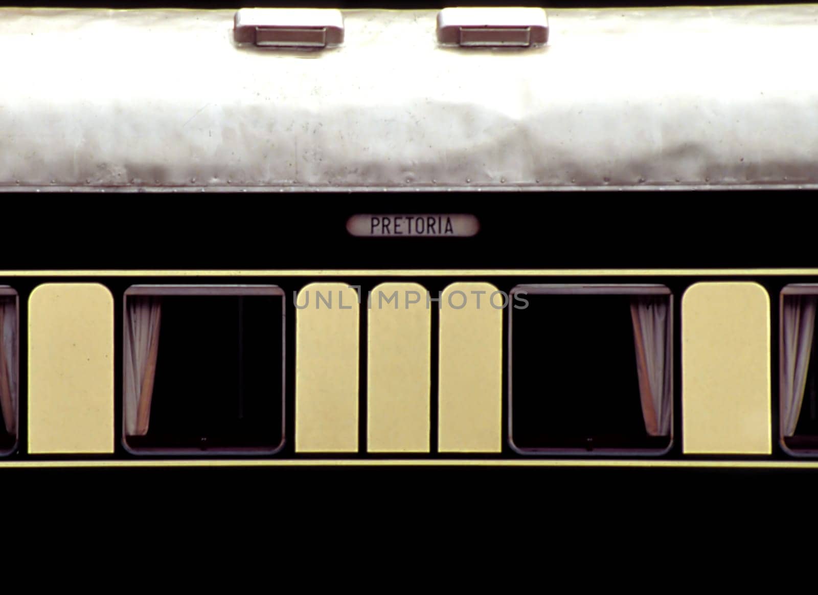 Detail of the South African luxury train Rovos Rail