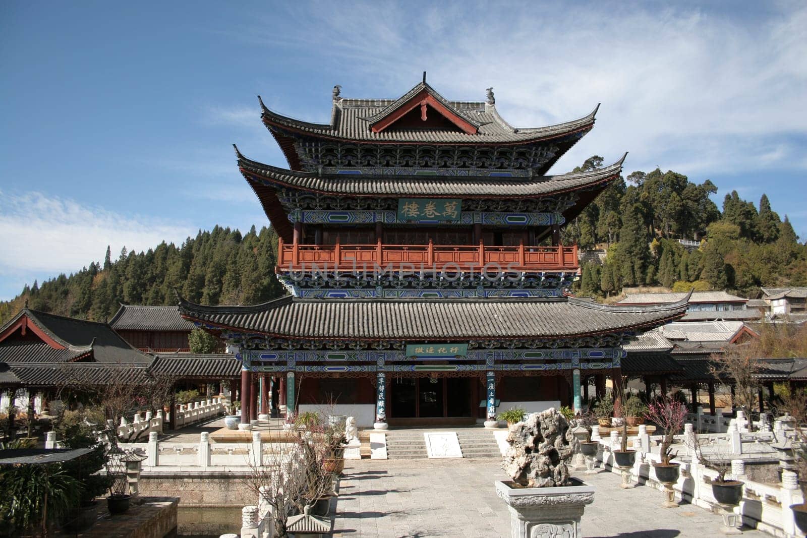 Mufu's Palace in the old town of LiJiang in China's Yunan province
