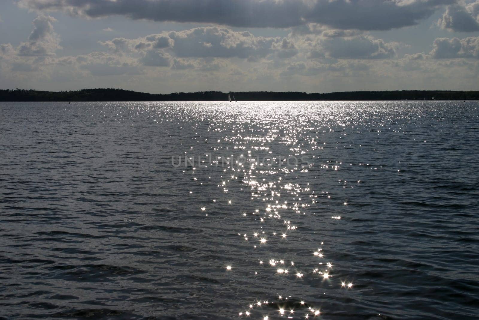 Reflections on the water of the Müritz