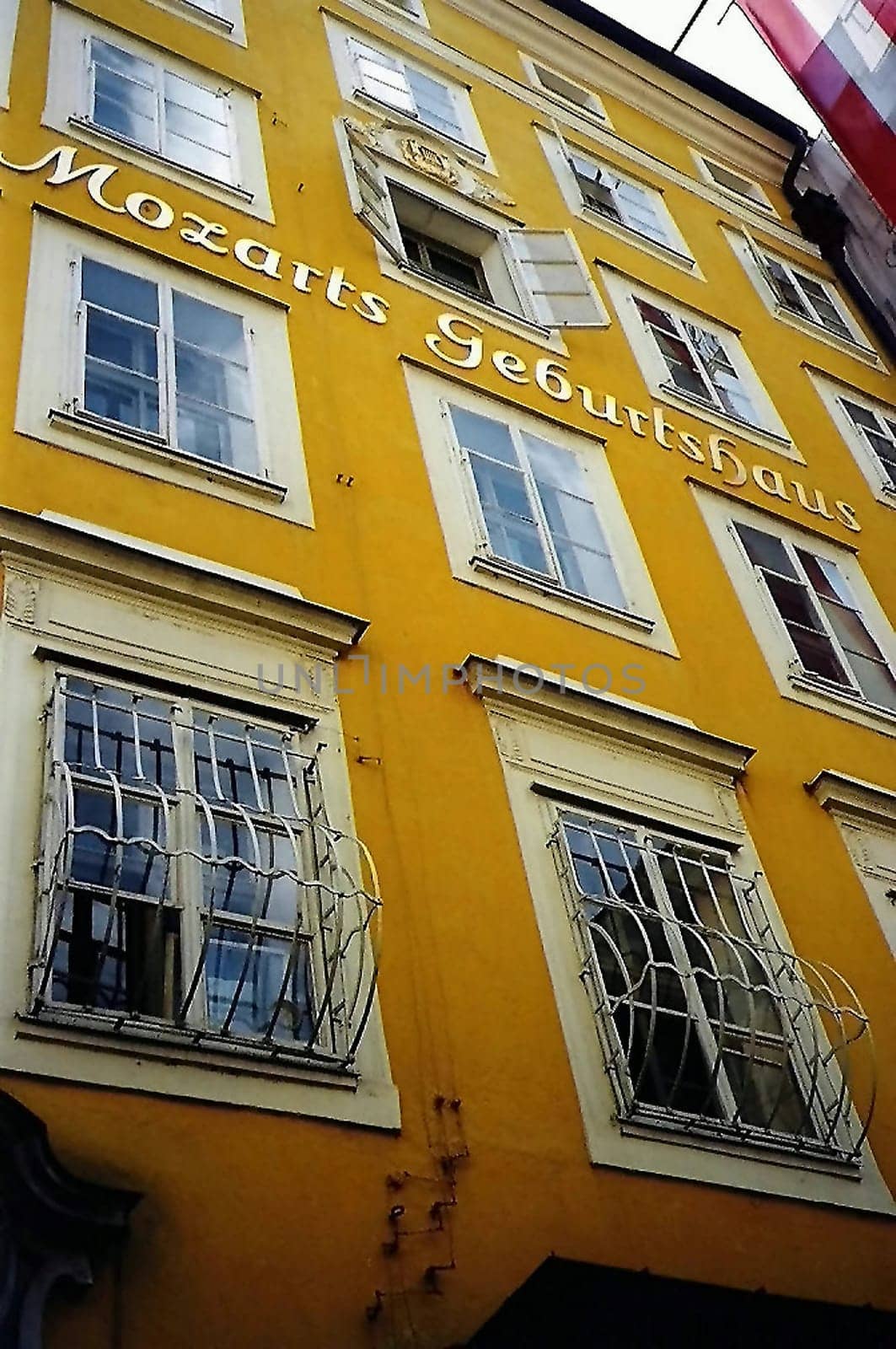 ... where the "genius loci"" of Salzburg was born in 1756 and where the Mozart Museum is located today. (My contribution to the Mozart Year. Unfortunately only available as a scan.)"