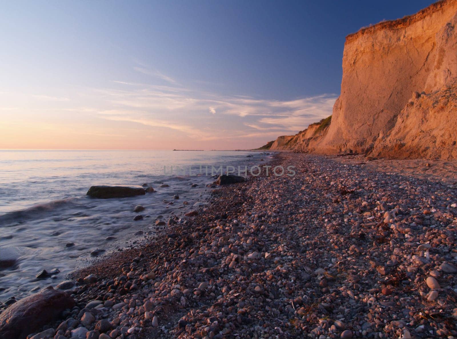 Steep coast
