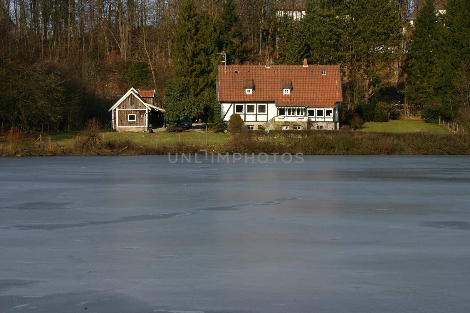 Residential idyll in the immediate vicinity of the Externsteinen... on the lake... Note: if there is anything wrong with publishing this photo,please let me know!!!!! LG Bea