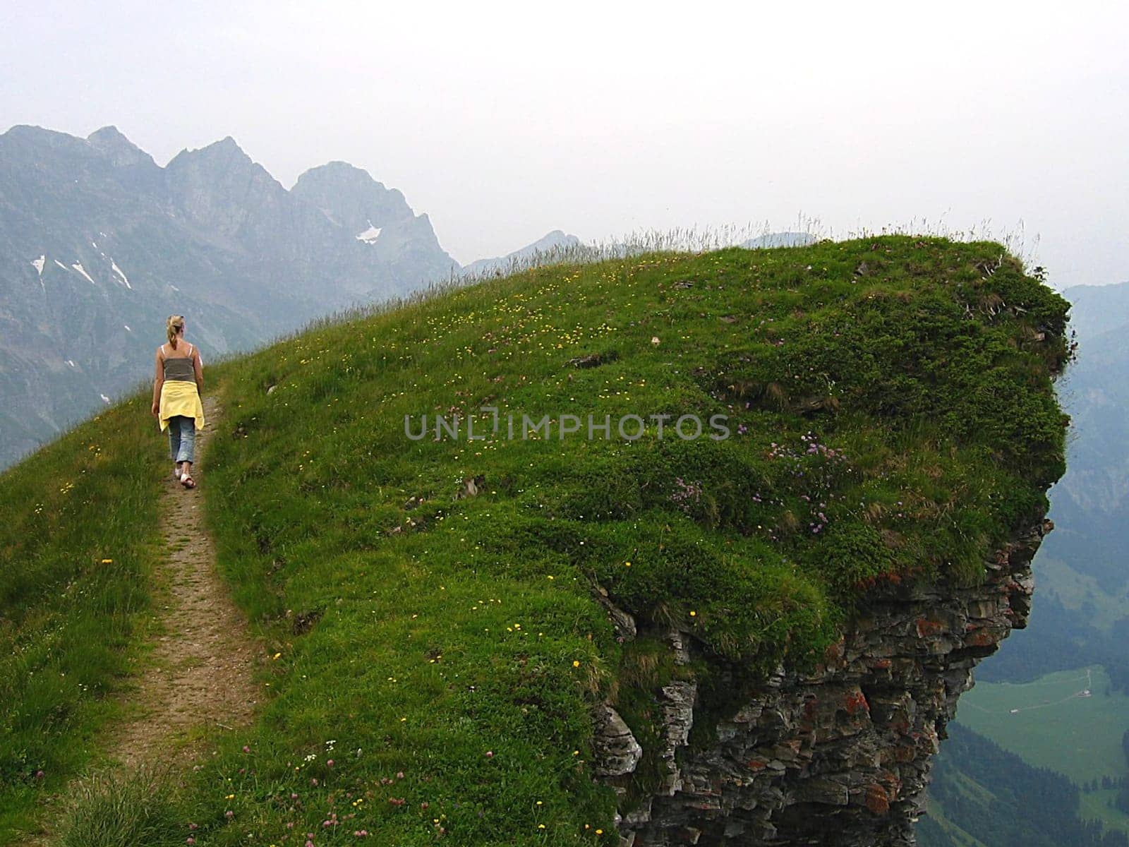 I took the photo in the summer of 2005 in Switzerland on the Titlis. This is a glacier near Lucerne.