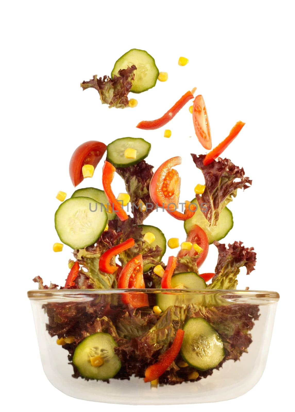 Falling lettuce