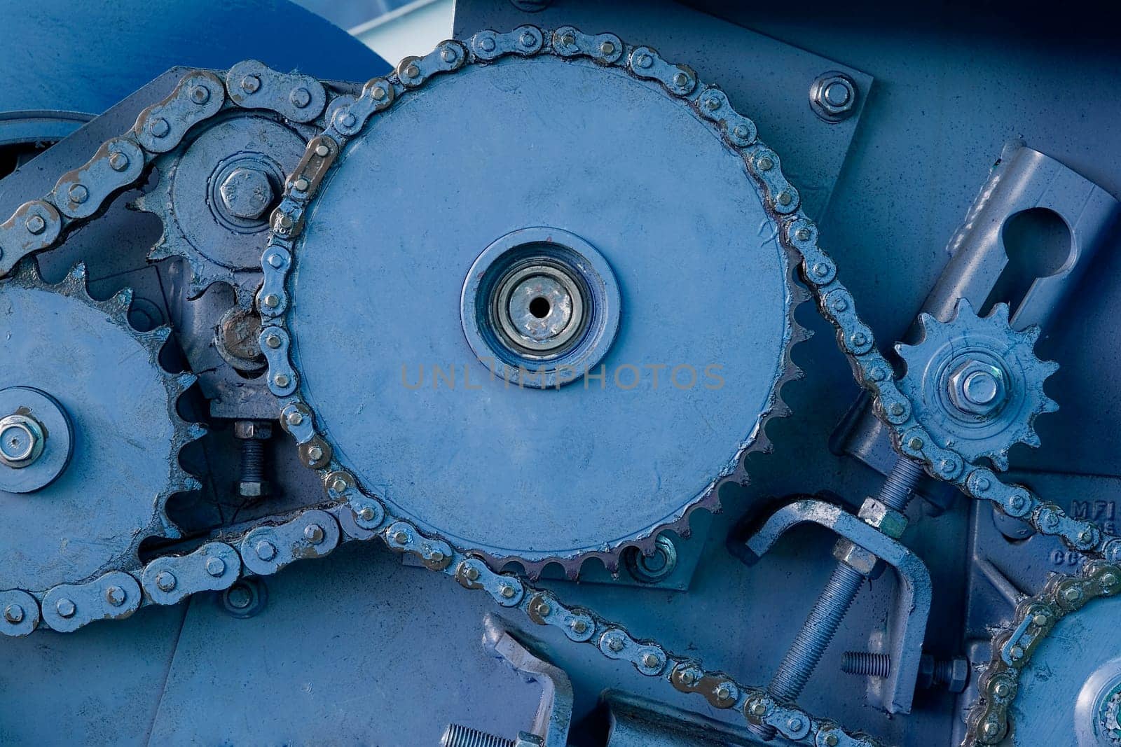 Inner workings of a machine