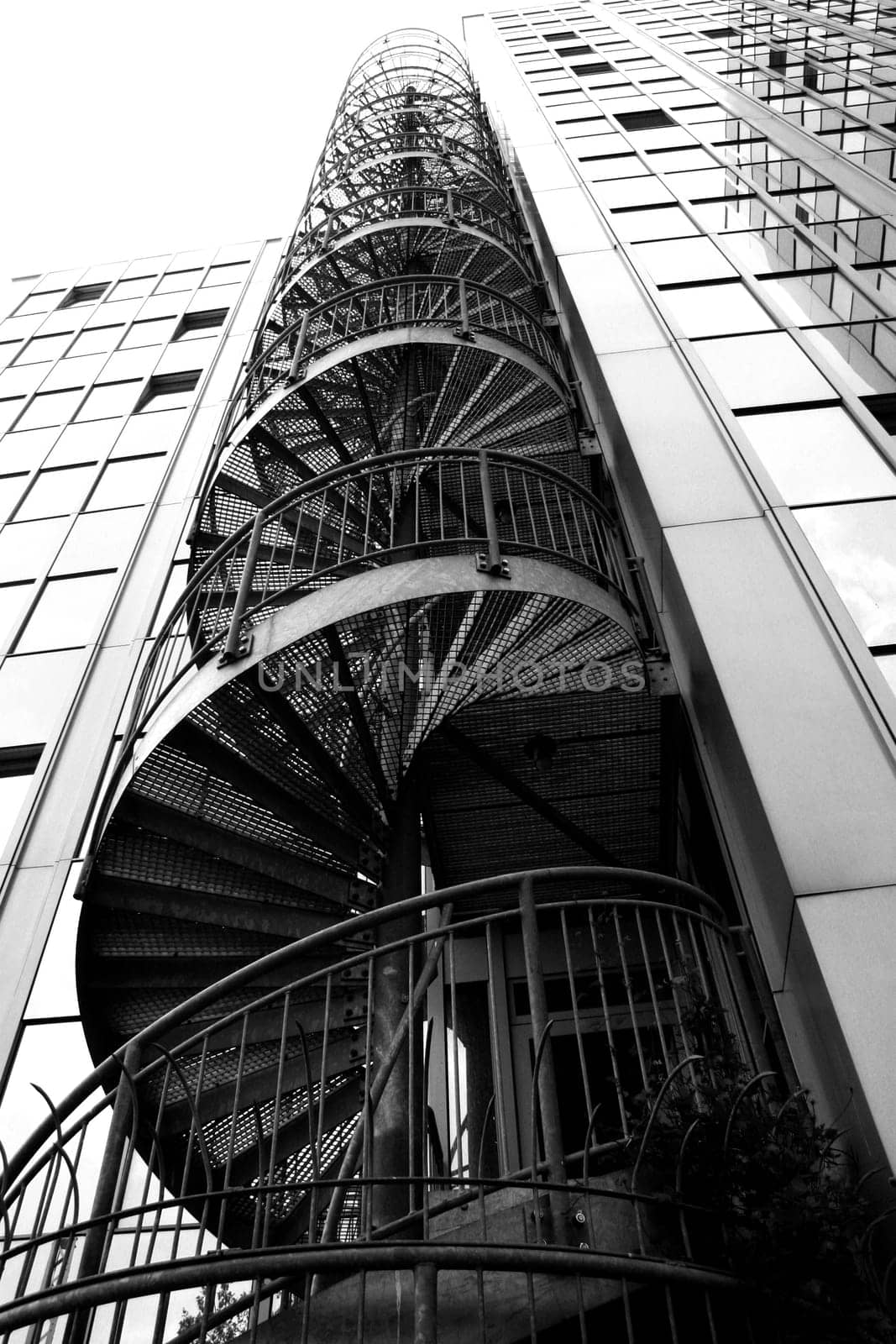 Stairway to Heaven - High-rise building in Frankfurt,Niederrad district
