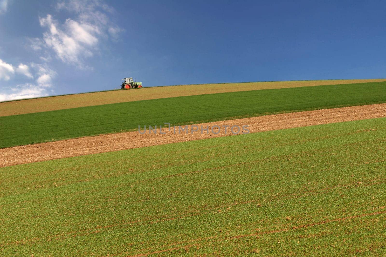 In March,the farmer....