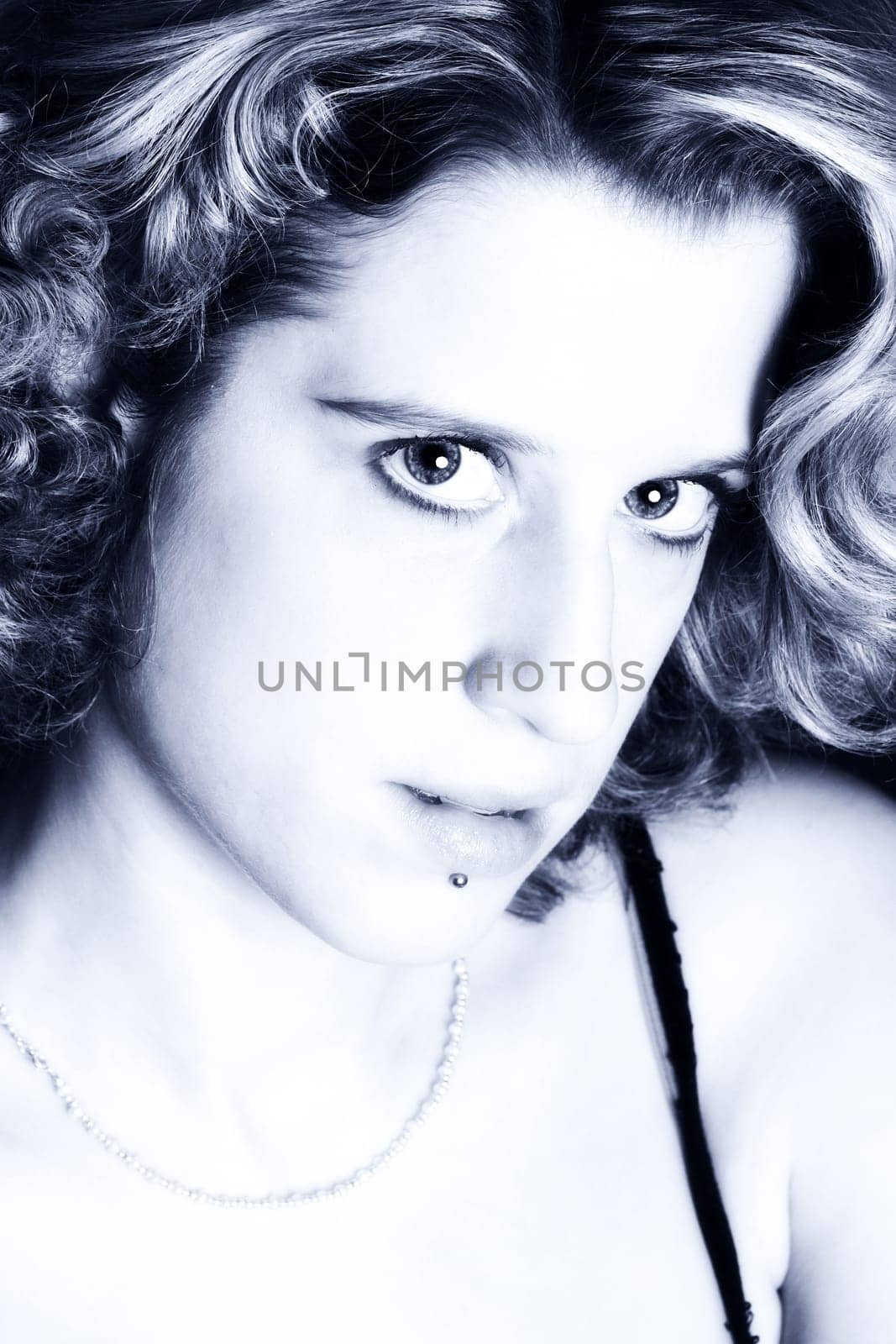 Portrait photo in special processing