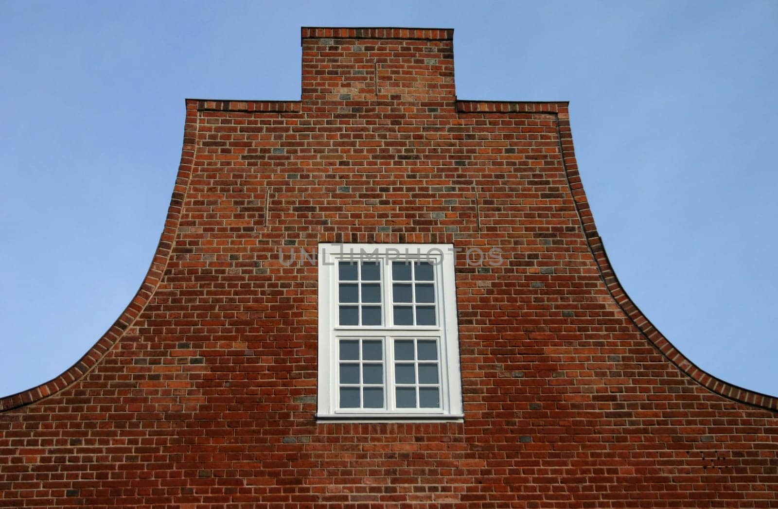 Gable of a residential building in the Dutch quarter of Potsdam (Brandenburg)