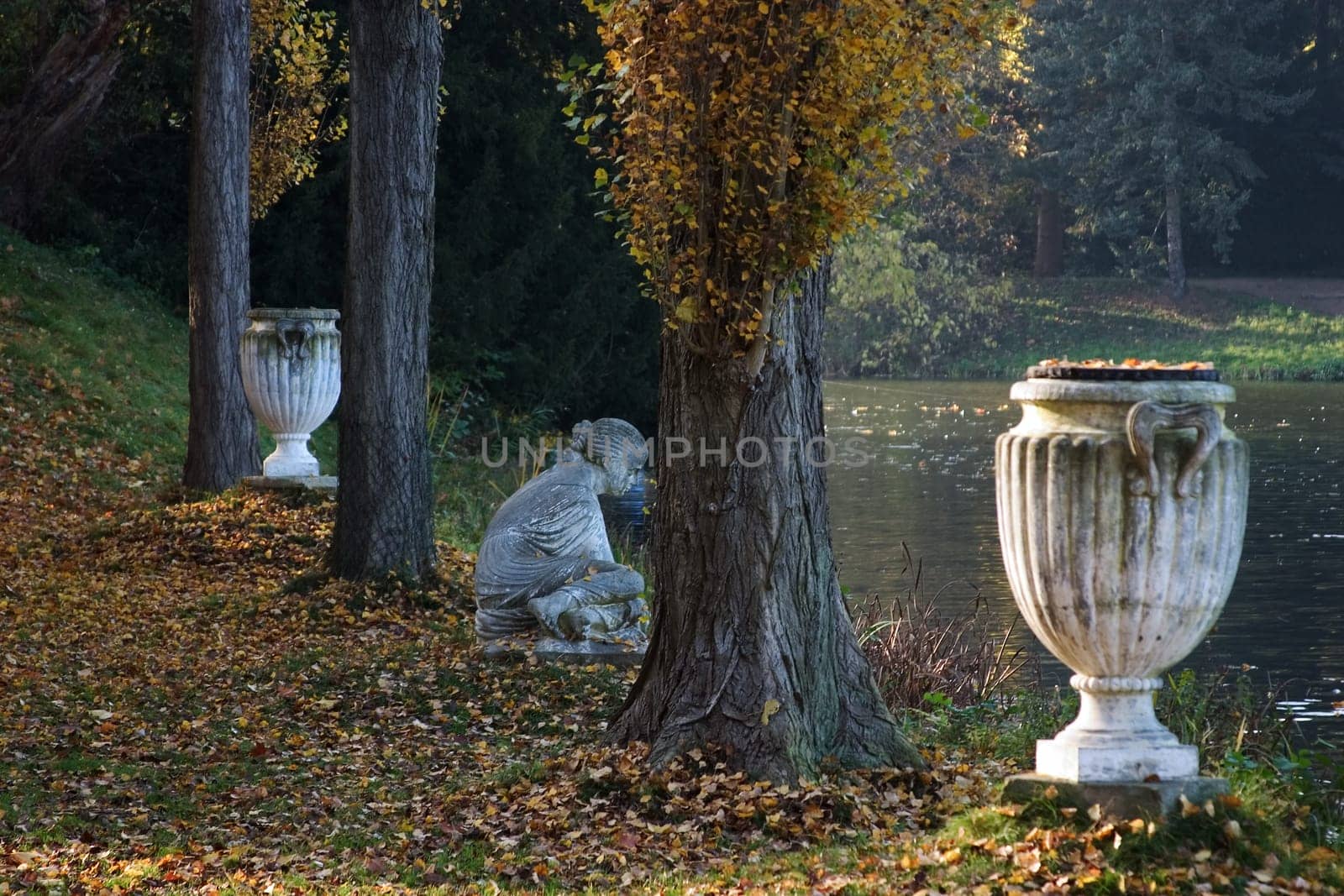 Vase in the park
