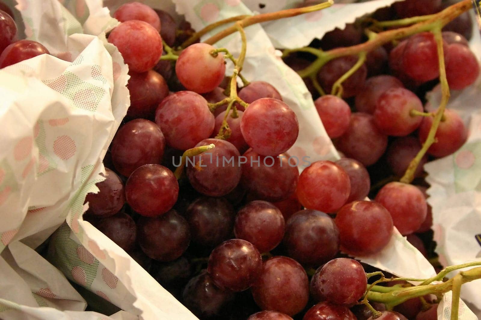 Red grapes