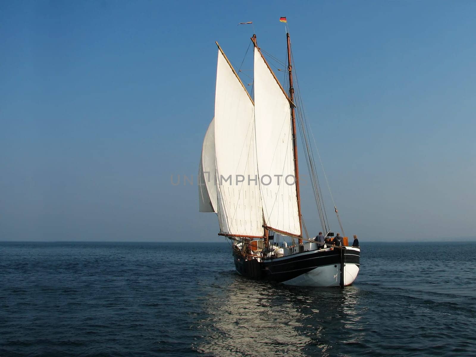 SY Amazone,flat-bottomed ship,steel lake ewer, Year of construction: 10.09.1909, Shipyard: J.Jacobs,Morregge (Hull No:72), Length 23.84 m, Width: 5.20 m Survey: 66 GRT,48 NRT Capacity: 115 t,Ketch,gaff-rigged,www.amazone.de
