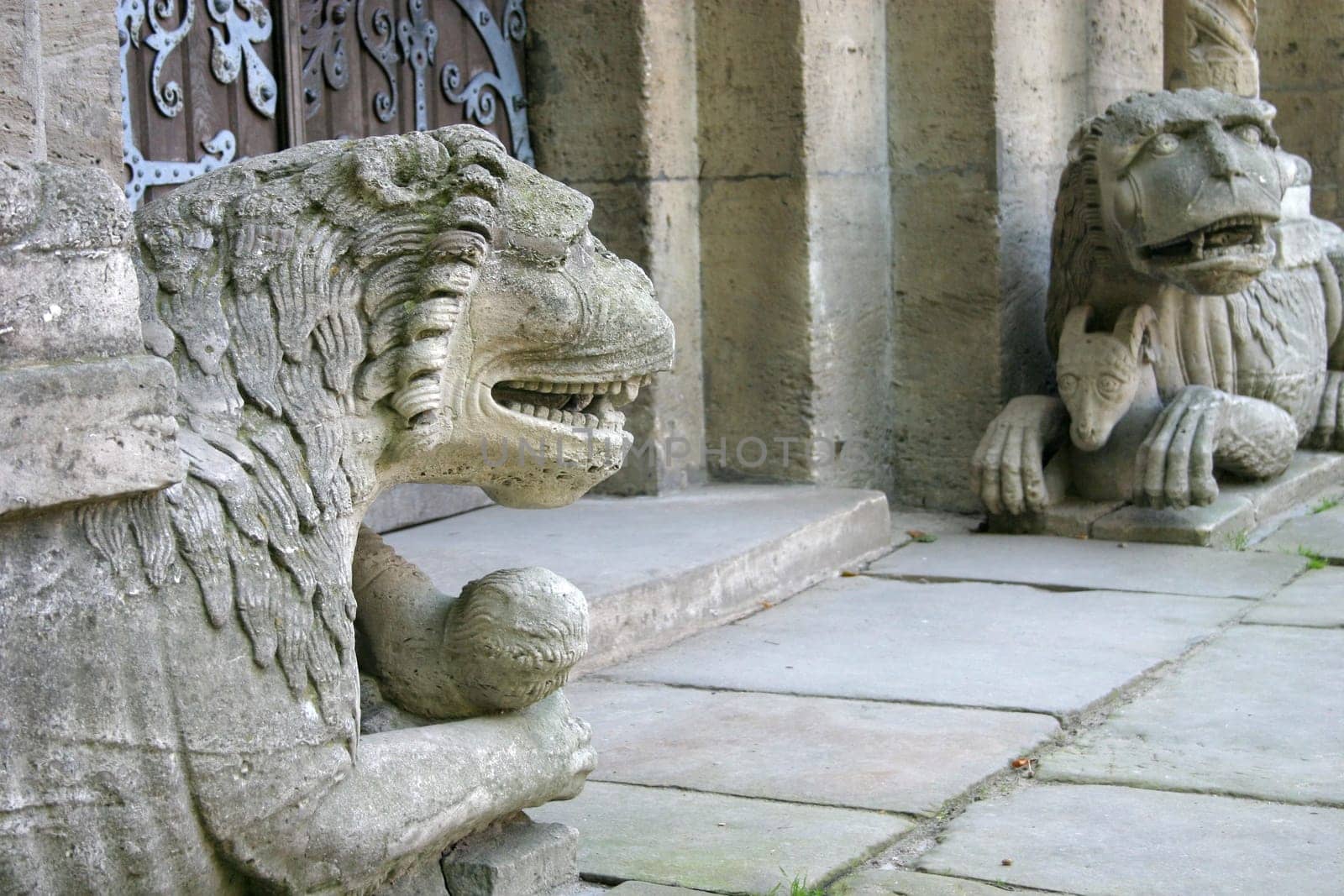 The lion portal of the imperial cathedral at Königslutter am Elm