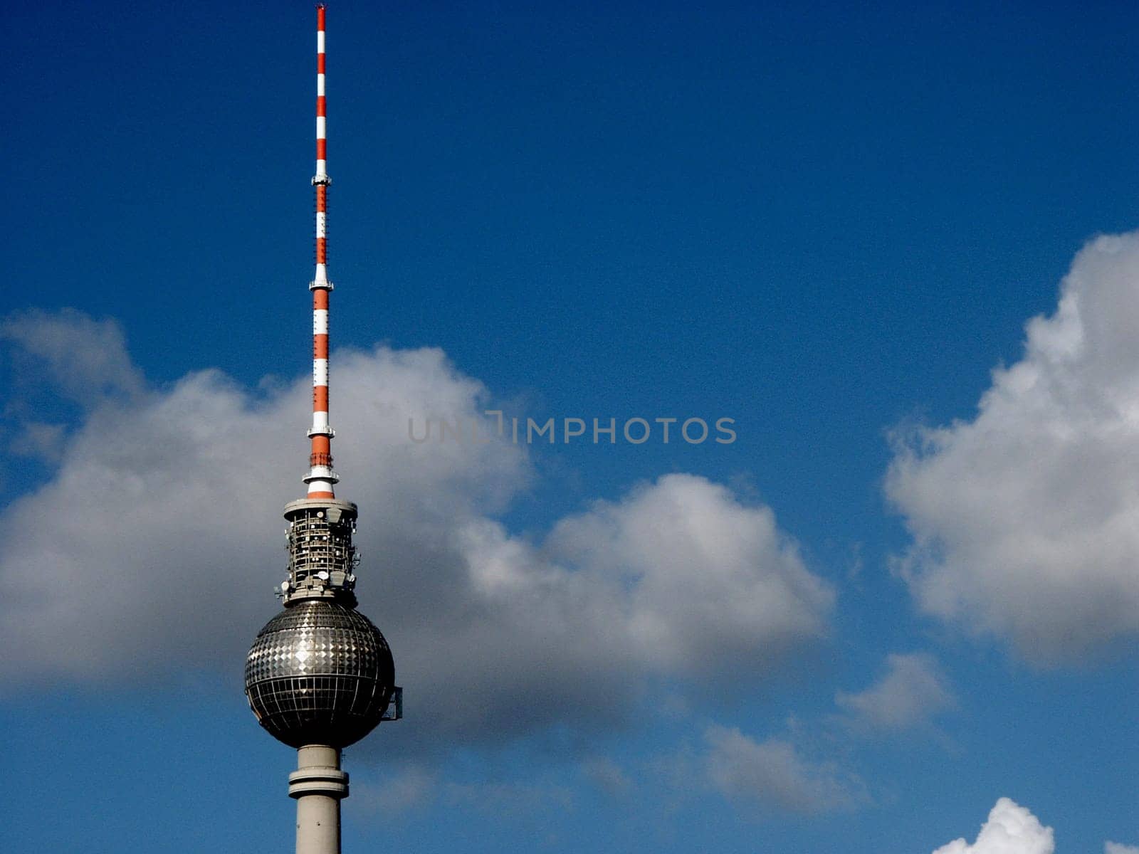 Berlin Radio Tower in front of clouds