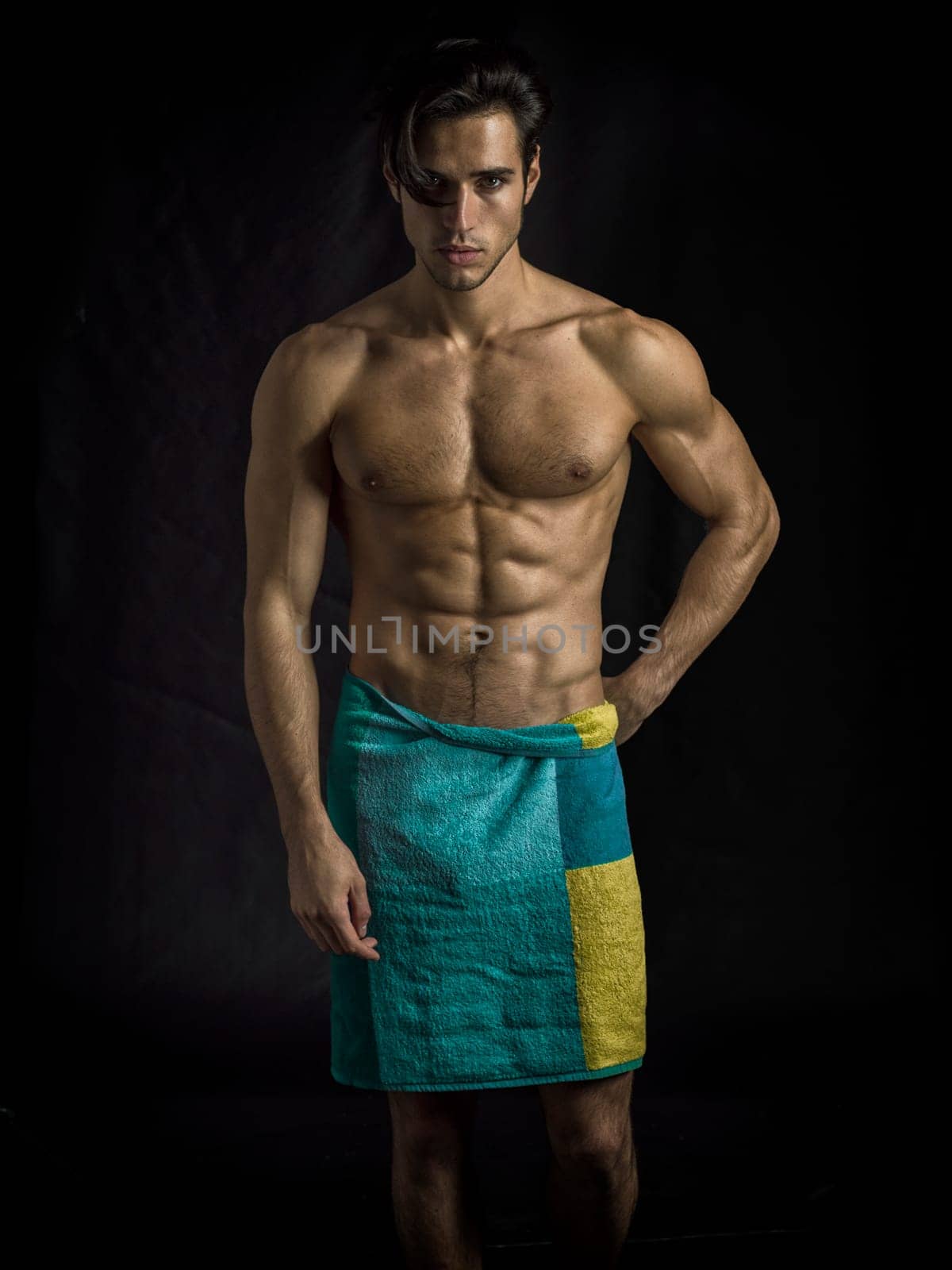 Photo of a man wrapped in a towel by artofphoto