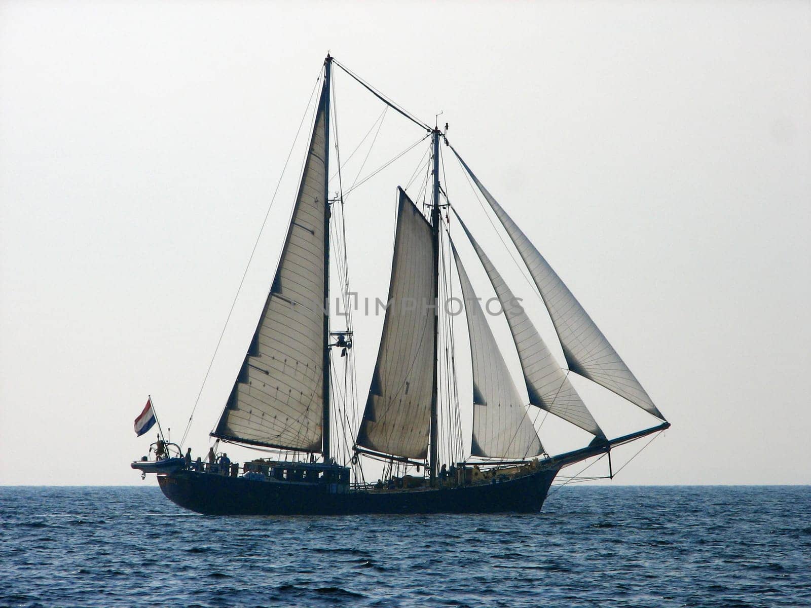 Two-masted schooner - SS "TWISTER"",homeport: Enkhuizen/NL,length: 34.80 m Width: 6.20 m Draught: 2.60 m Sail area: 350 sqm,The ""TWISTER"",originally a sailor that fulfilled its task in fishing,was built in 1998 by his"