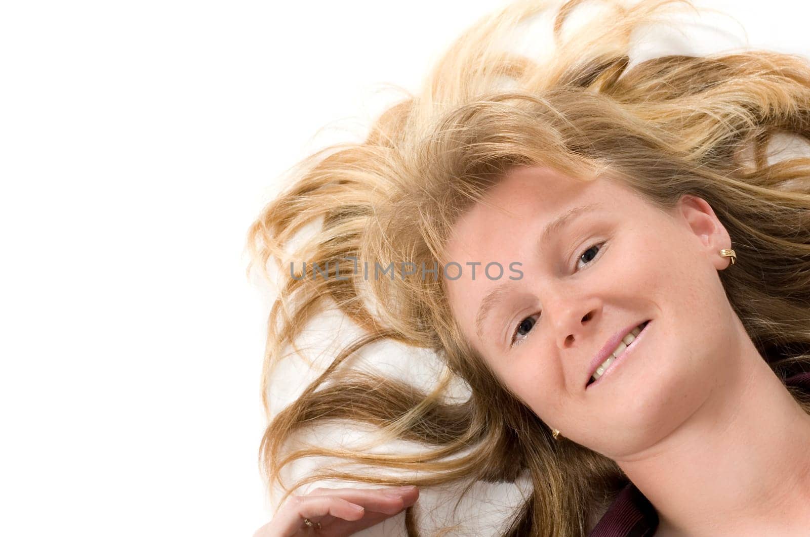 Woman lying down