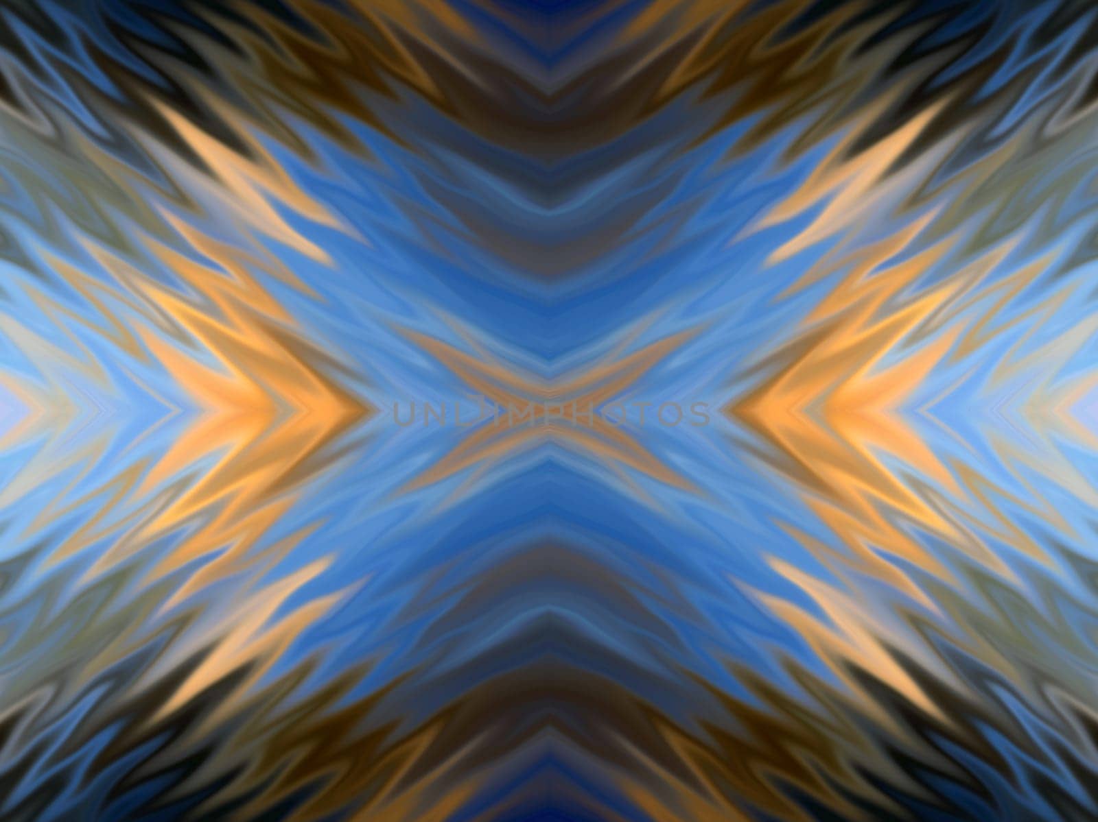Colorful veil reflection