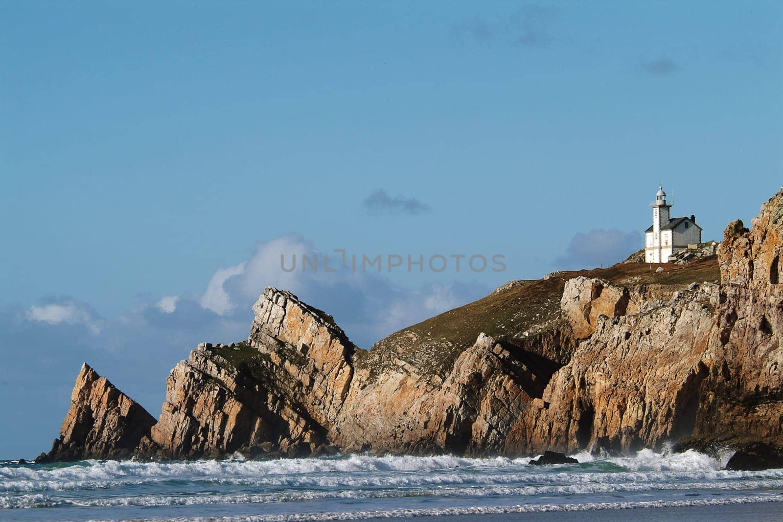Coast in Brittany,France.