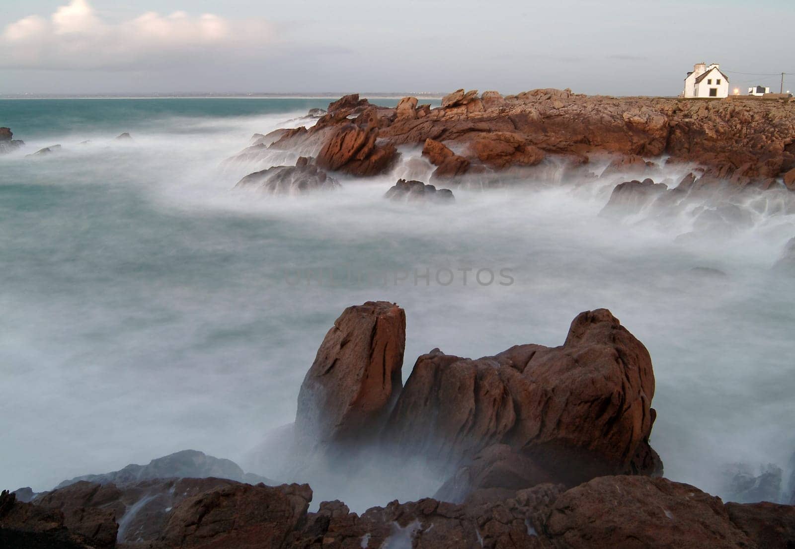 Coastal strip in Brittany,France