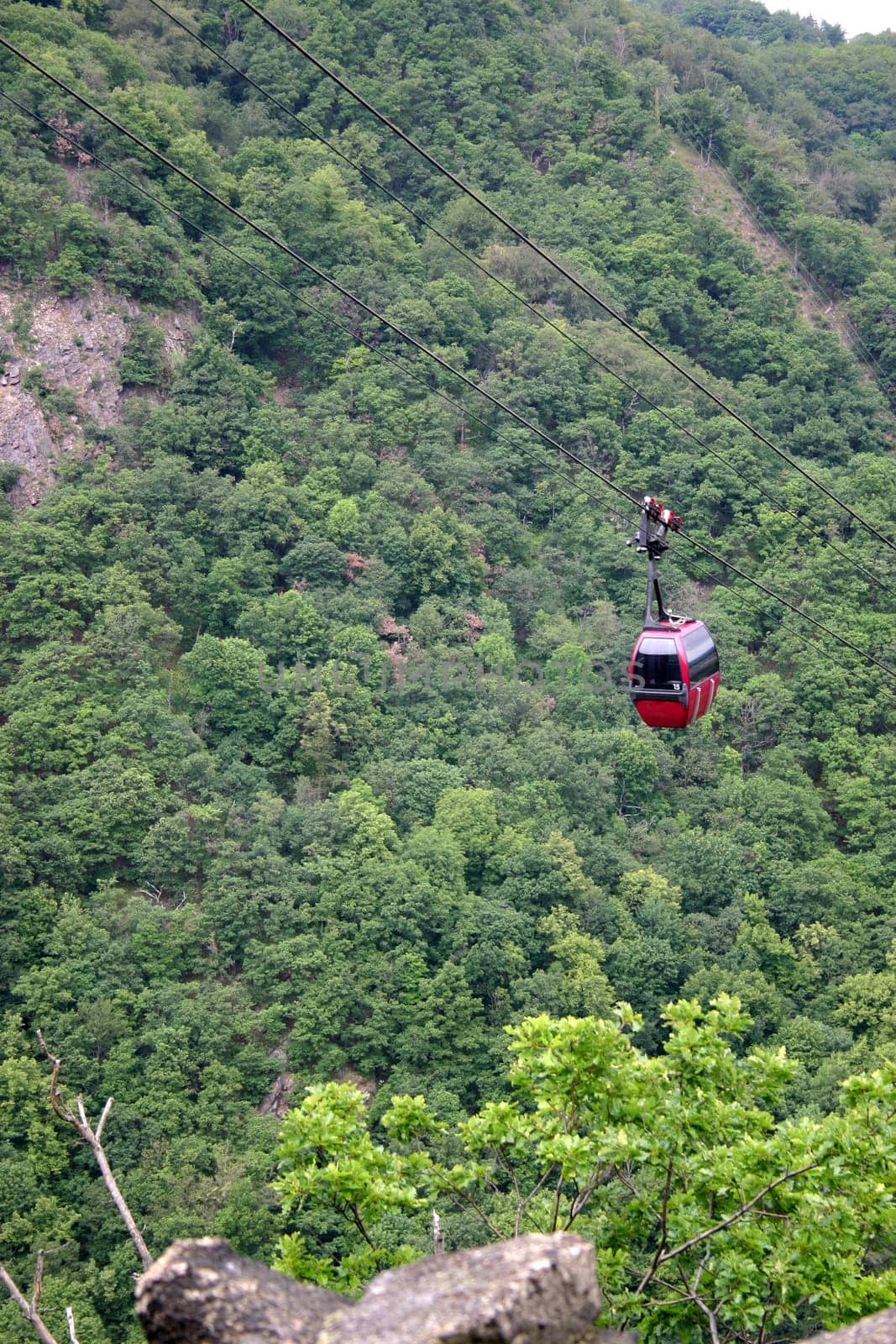Cable car from Thale to the Hexentanzplatz (Harz)