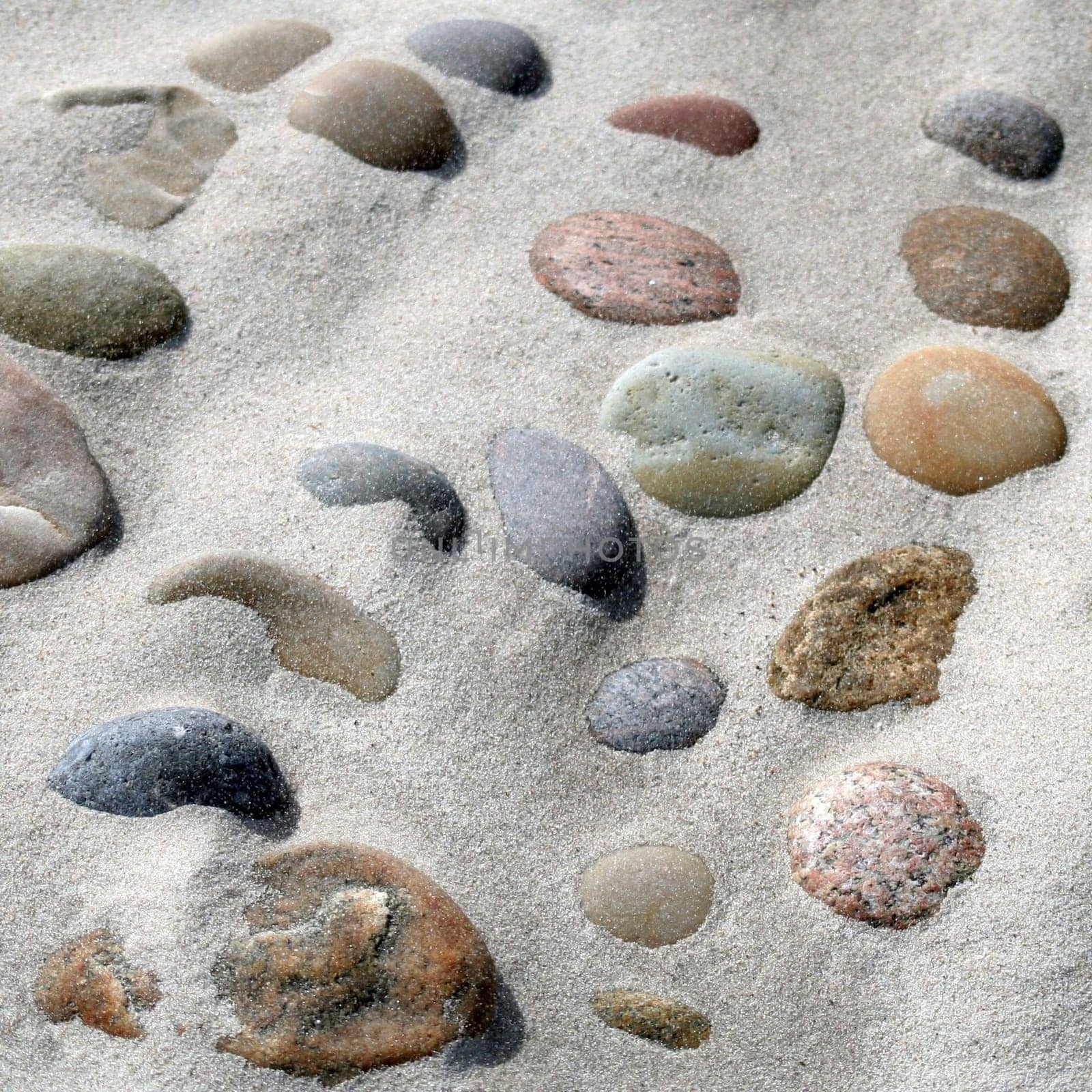 Beach stones