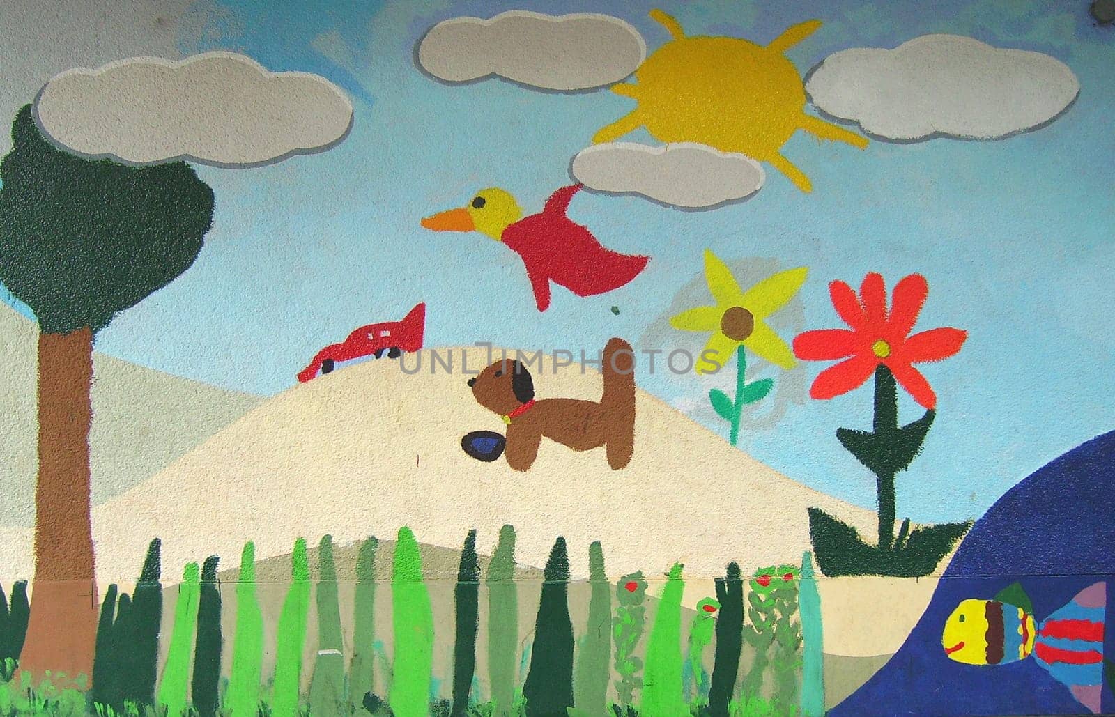 Seen on the wall in front of a pediatrician's office :-)