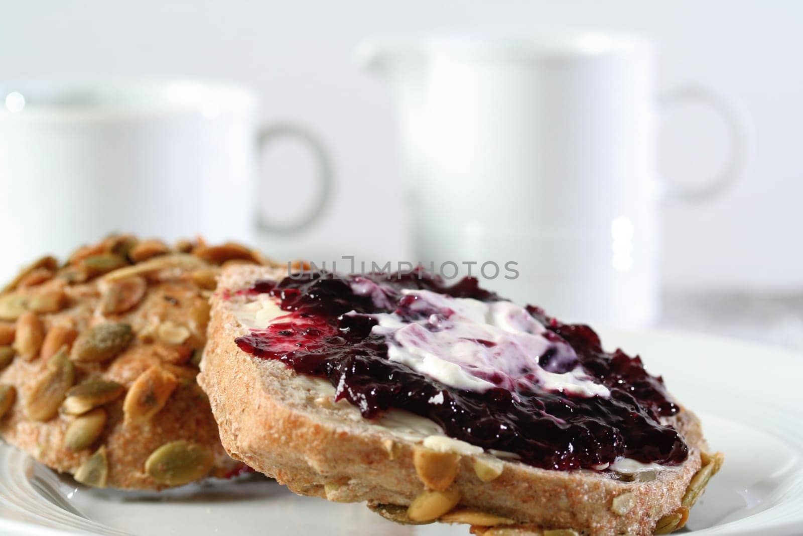 Breakfast with wholemeal rolls III