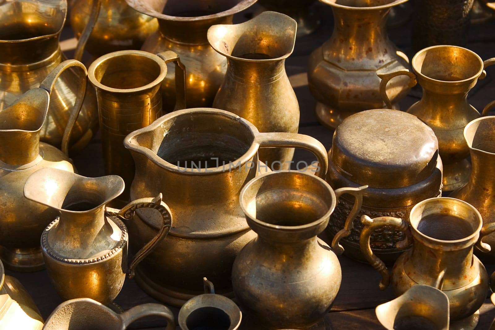 Brass vases