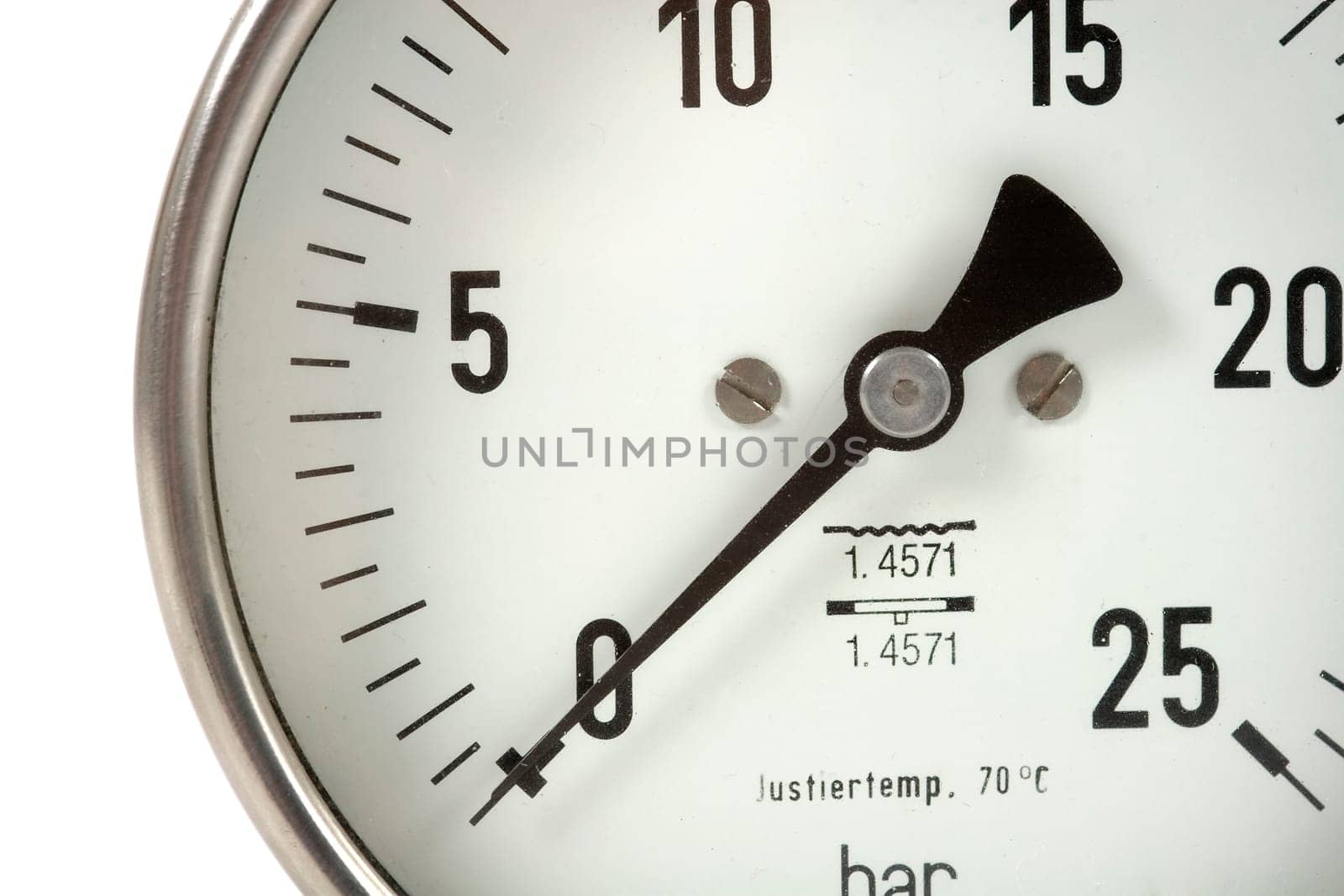 Detail of a pressure gauge