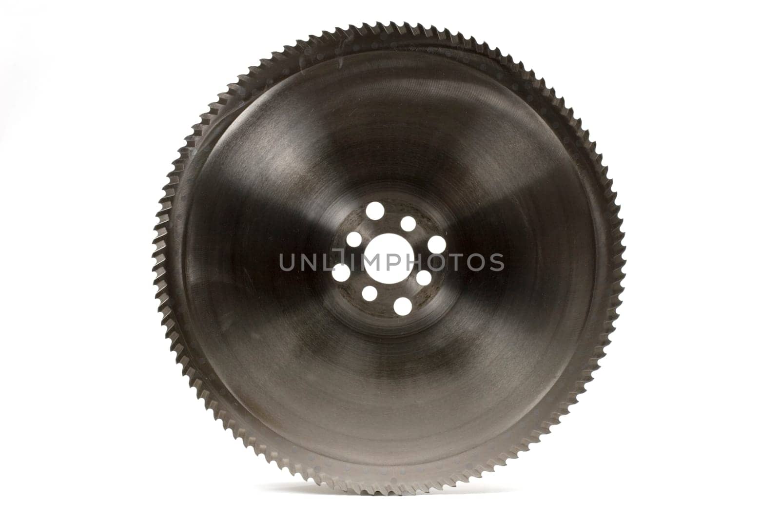 Saw blade isolated on white background