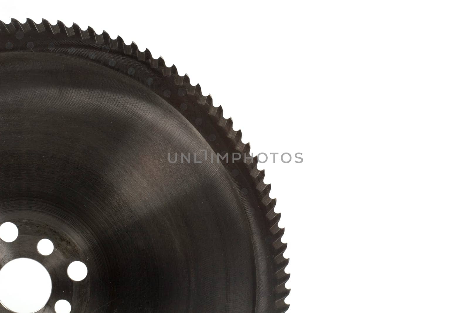 Saw blade isolated on white background