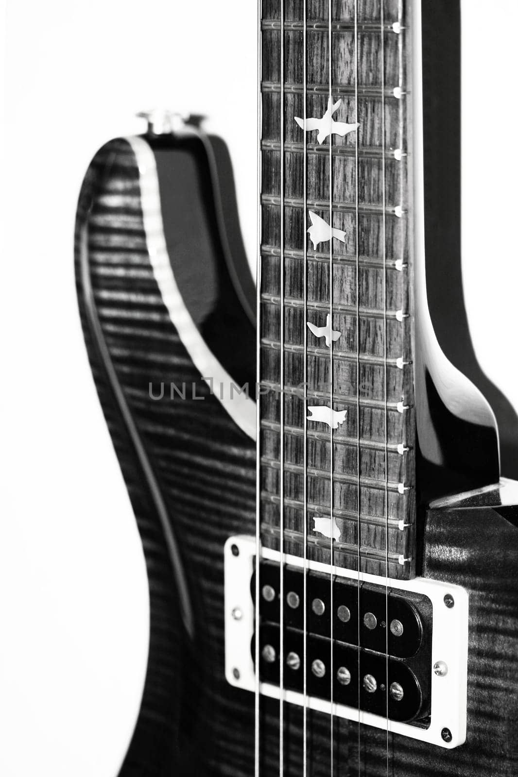 Pre Factory Paul Reed Smith PRS 10-Top Custom Whole Blue.Dated 1993. Bird inlays,24 frets,tremolo,Brazilian Rosewood fingerboard. (part)