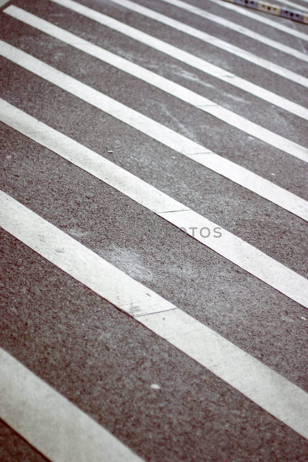 Stripes on asphalt