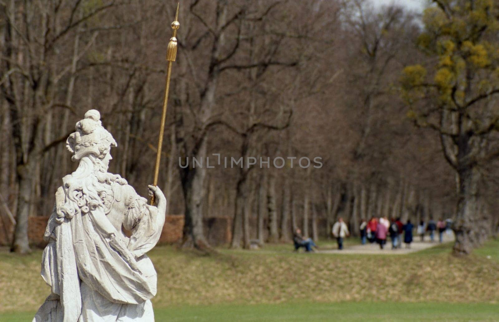 In the castle park