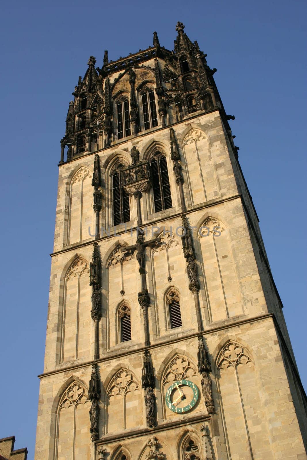 Tower of the Überwasserkirche in Münster (Westphalia)