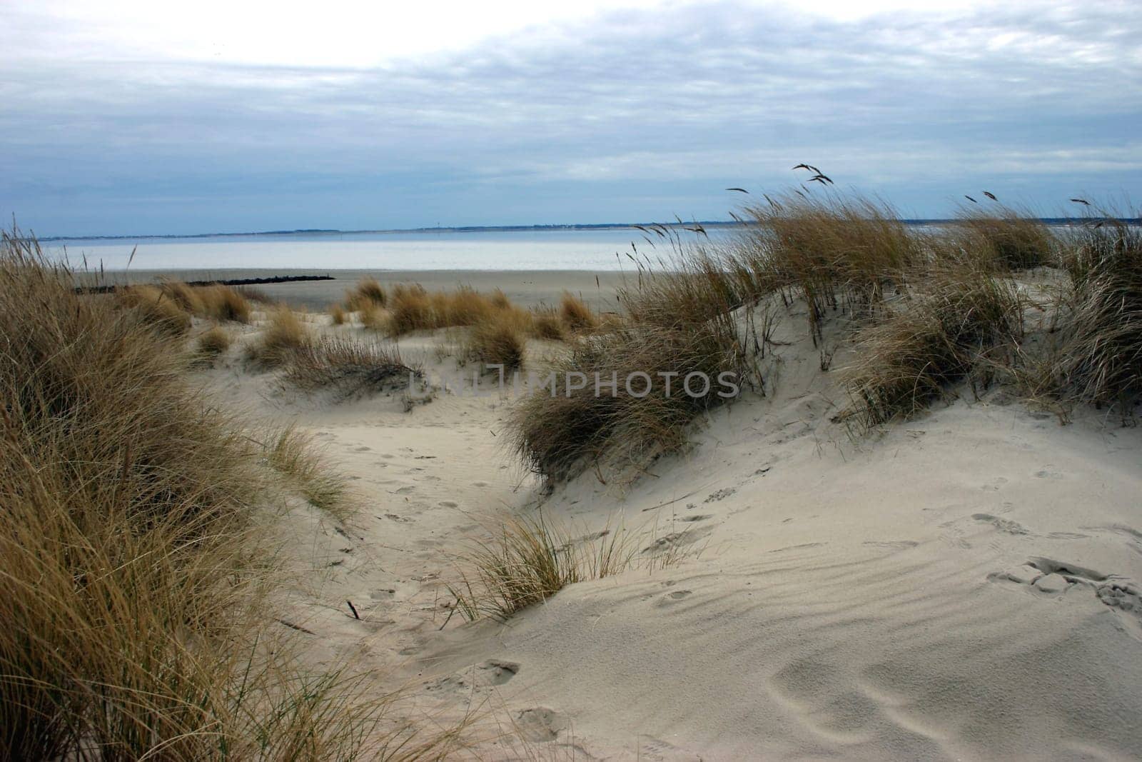 ... in the evening on the beach of the island of Föhr.