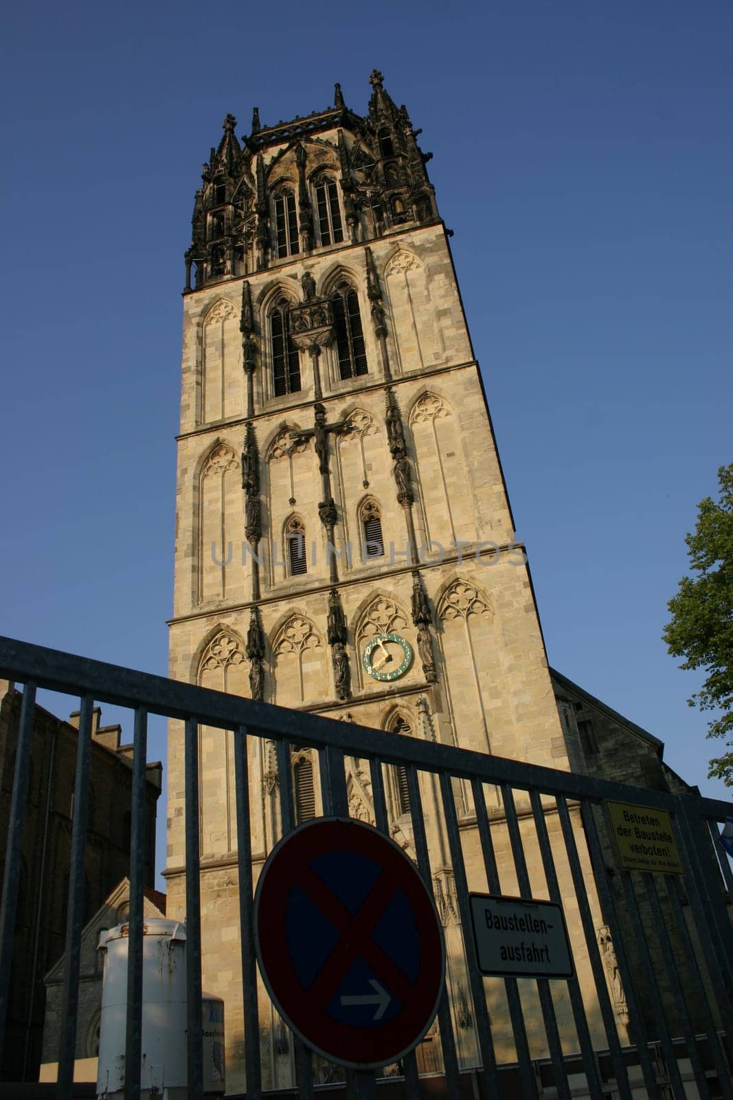 Tower of the Überwasserkirche in Münster (Westphalia)