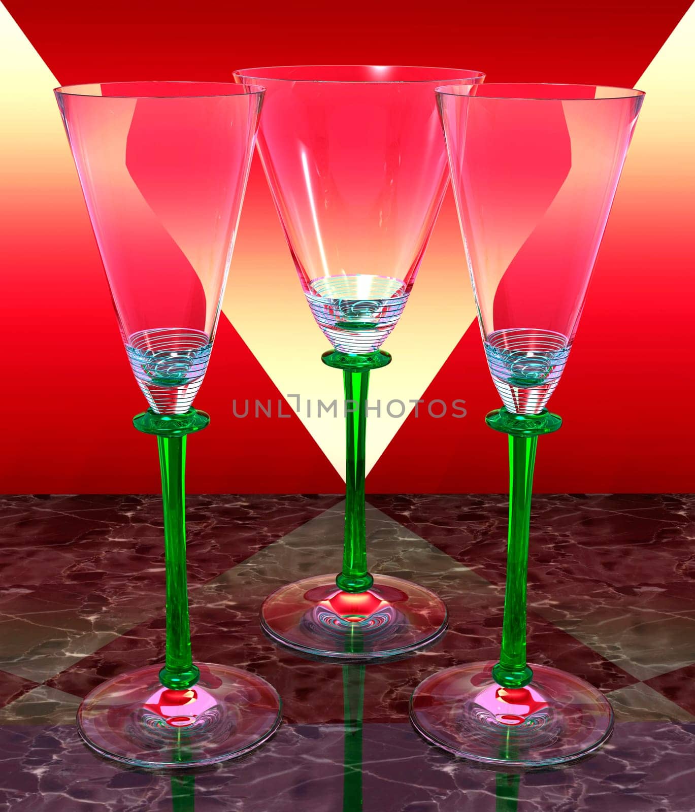 Cocktail glasses