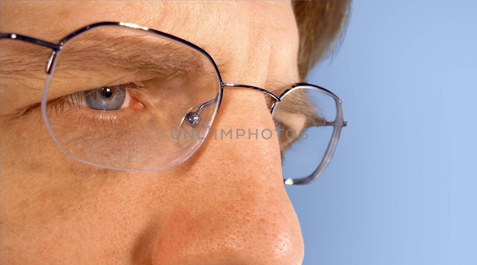 Wearer of glasses