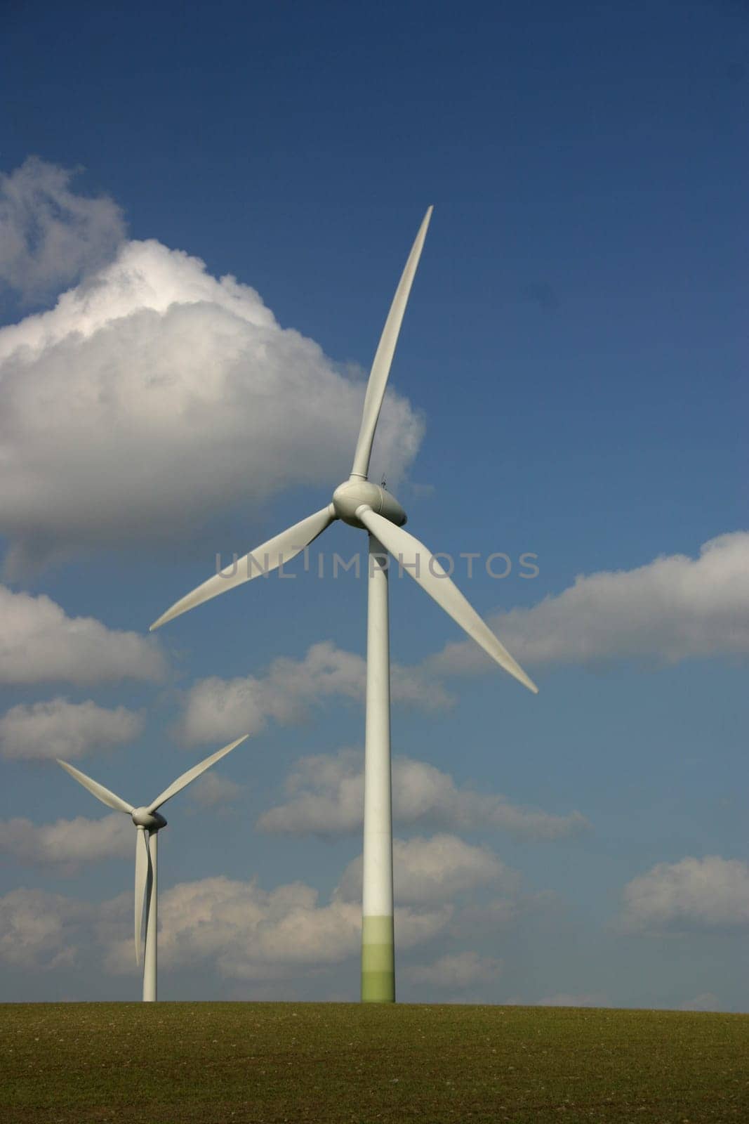 Wind turbines on the Saalberg near Barntrup-Alverdissen,Lippe district (NRW)