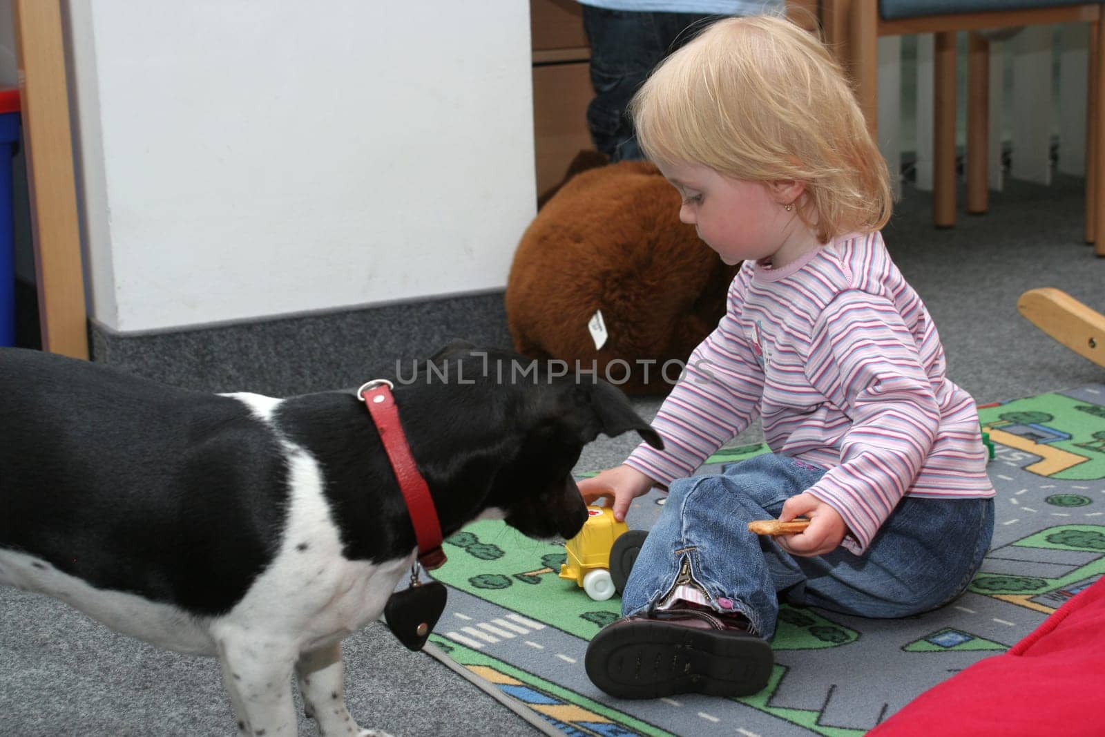 Luida with dog