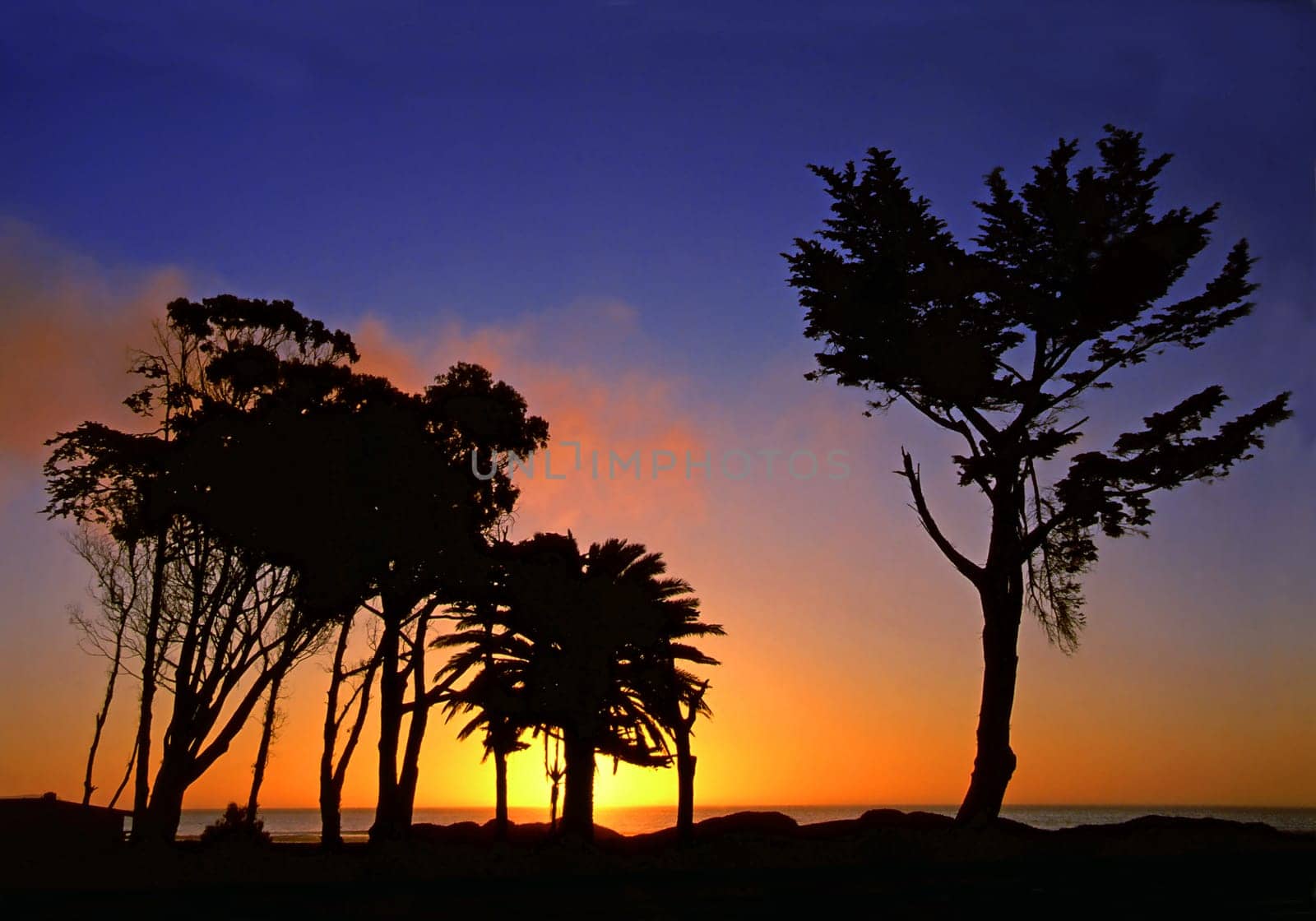 Sunset at Santa Barbara,California