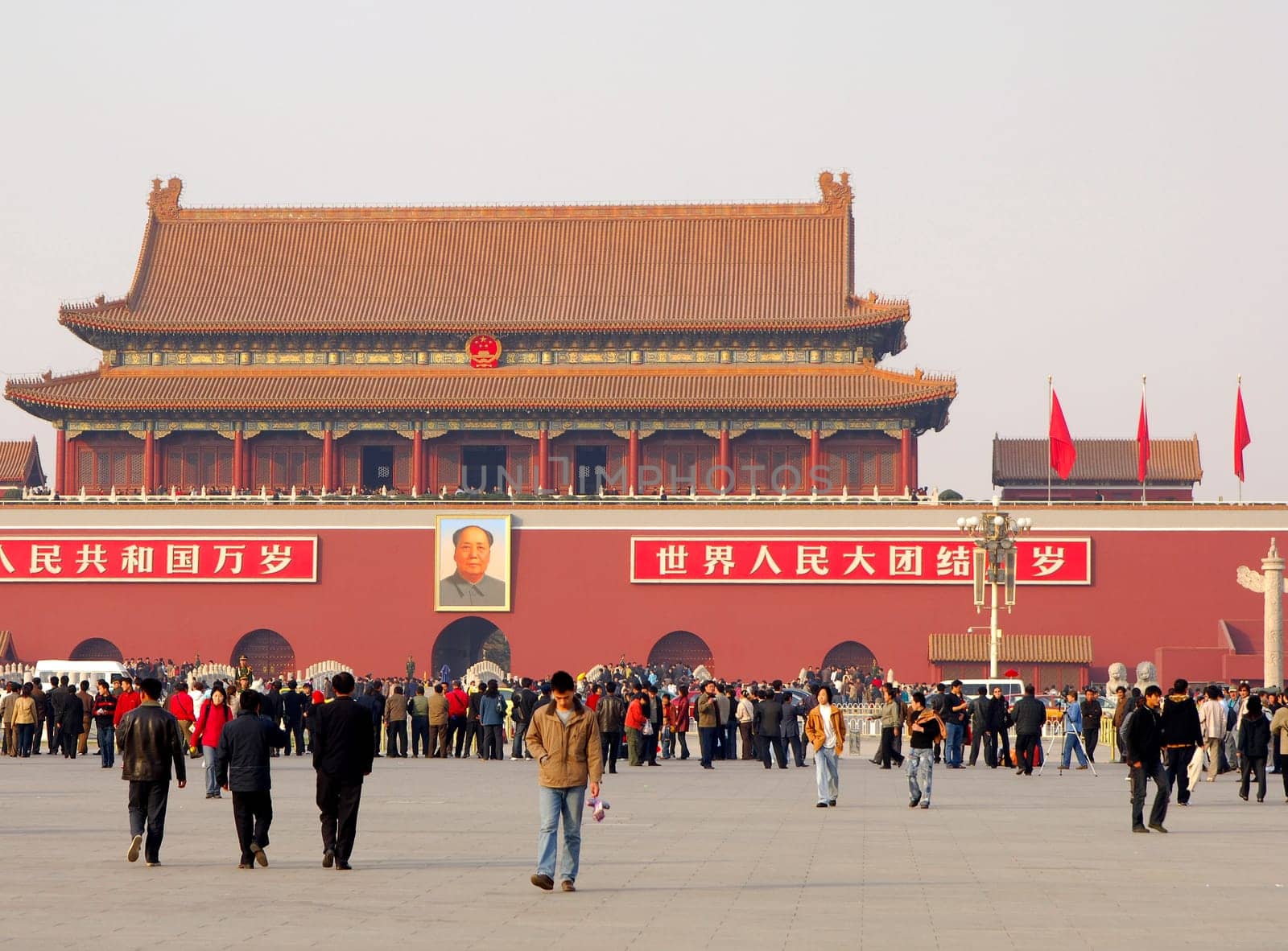 In Tiananmen Square,Tiananmen Gate,Beijing,China